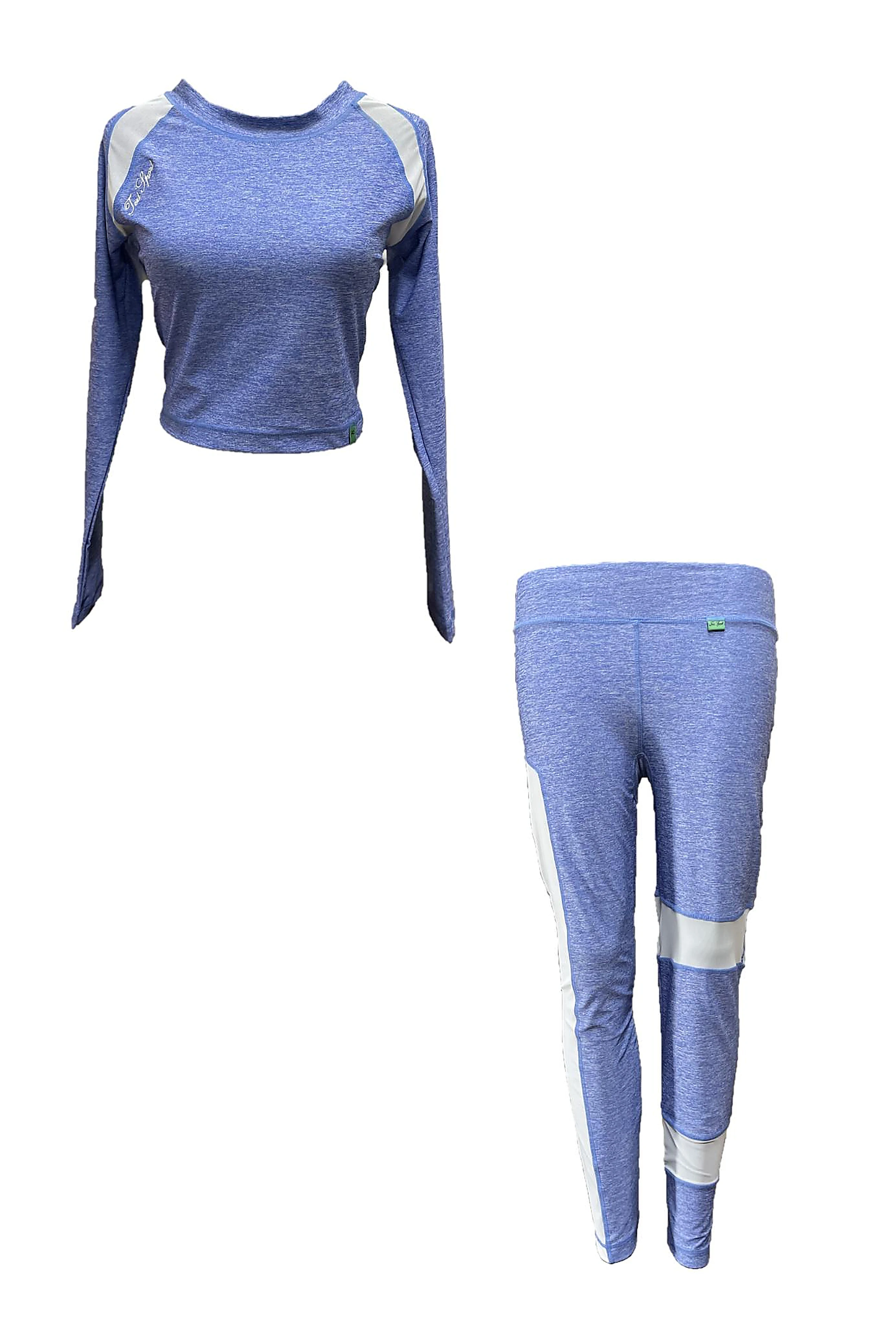 Long-sleeve Yoga Set — Lilac