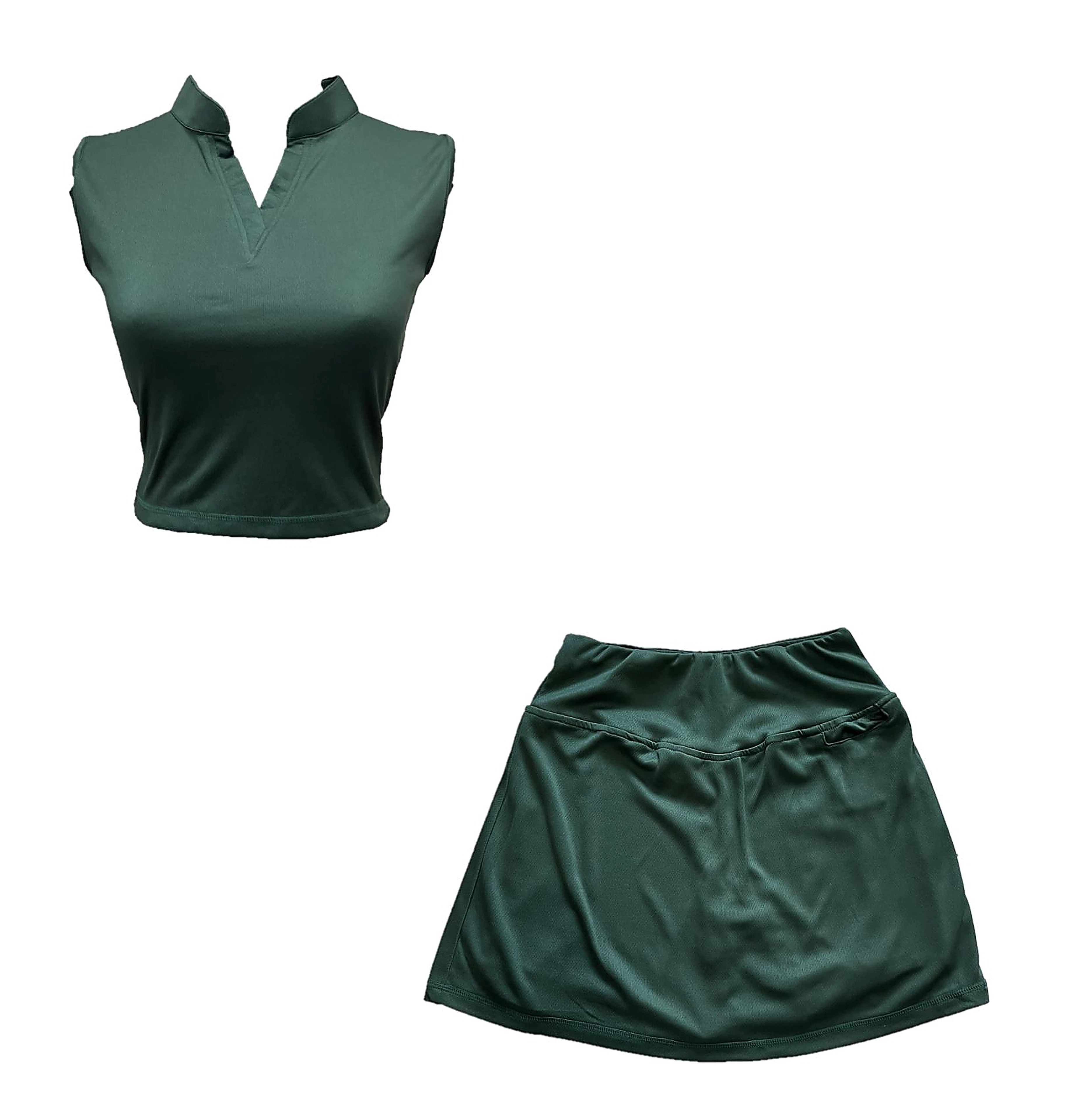 Polo & Shorts Set — Forest