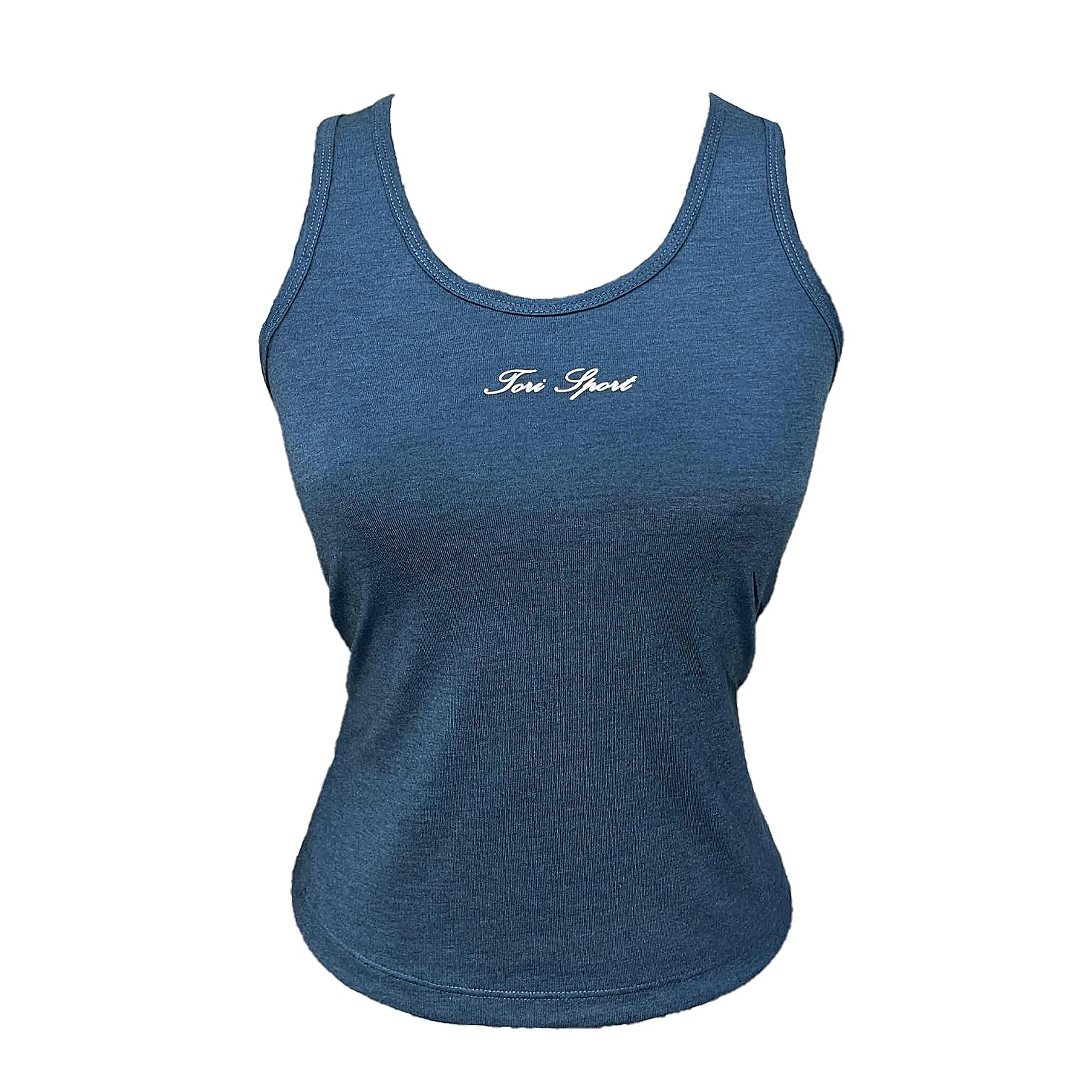 Sleeveless Sport Top — Navy