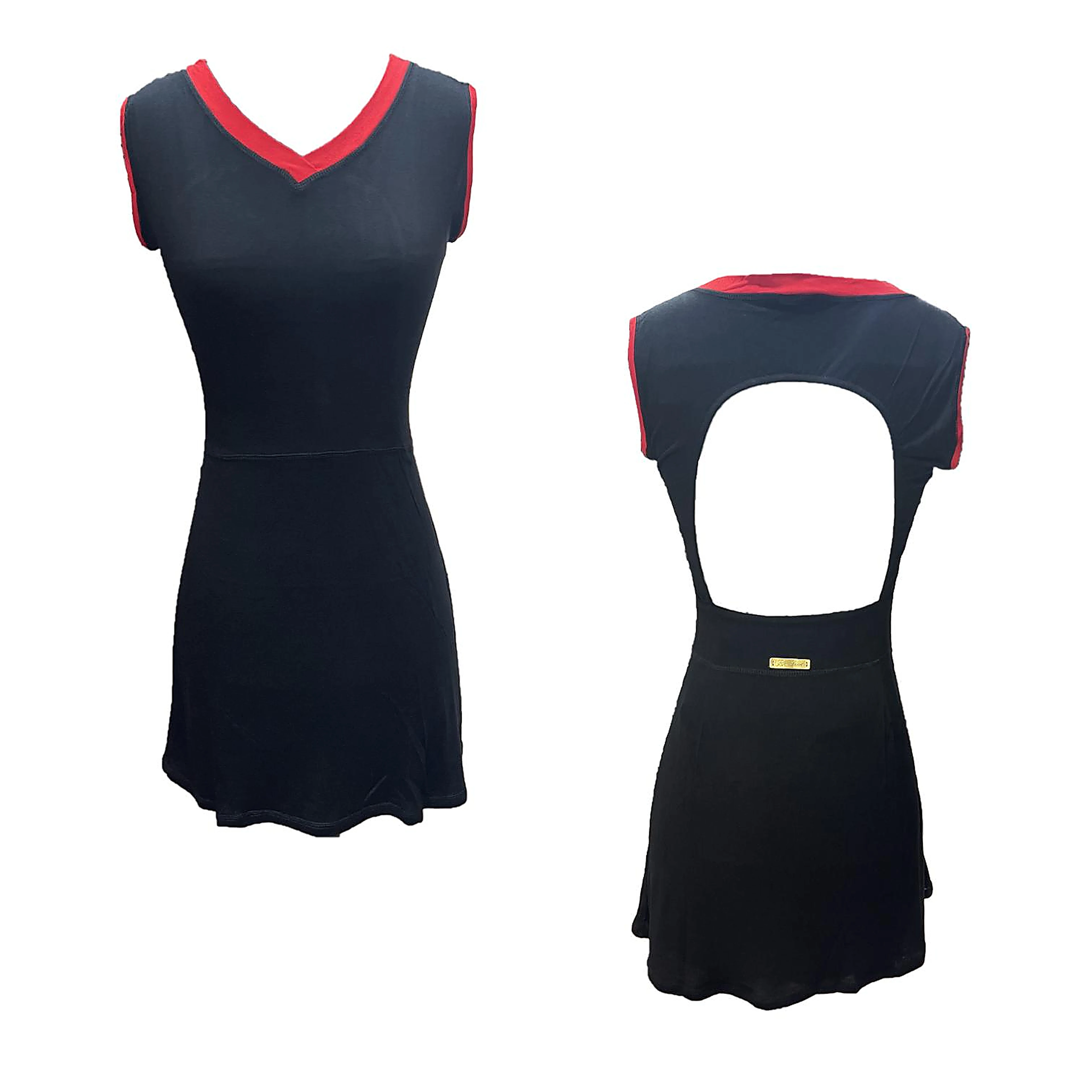 Open-back Sport Dress — Navy