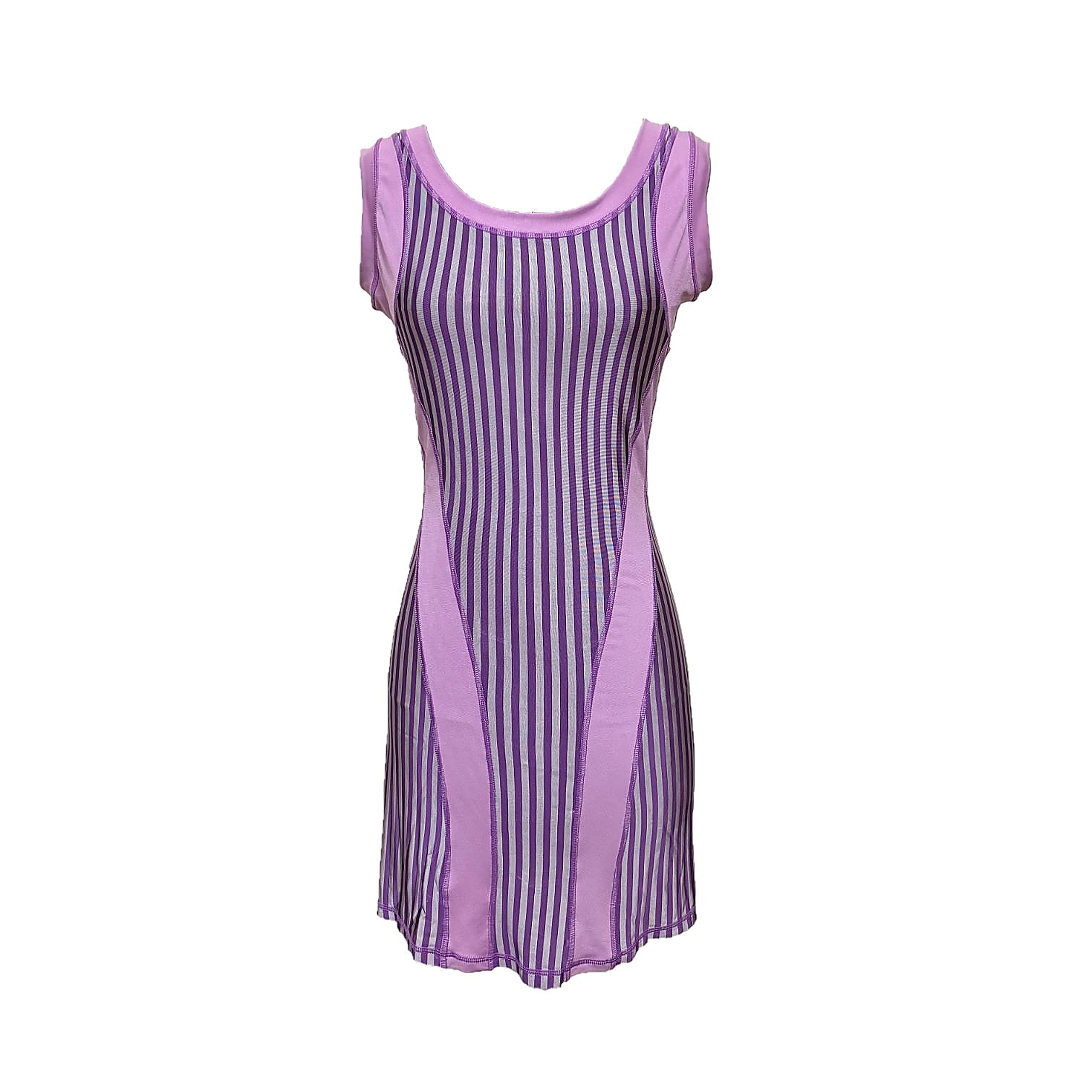 Striped Sport Dress — Lilac