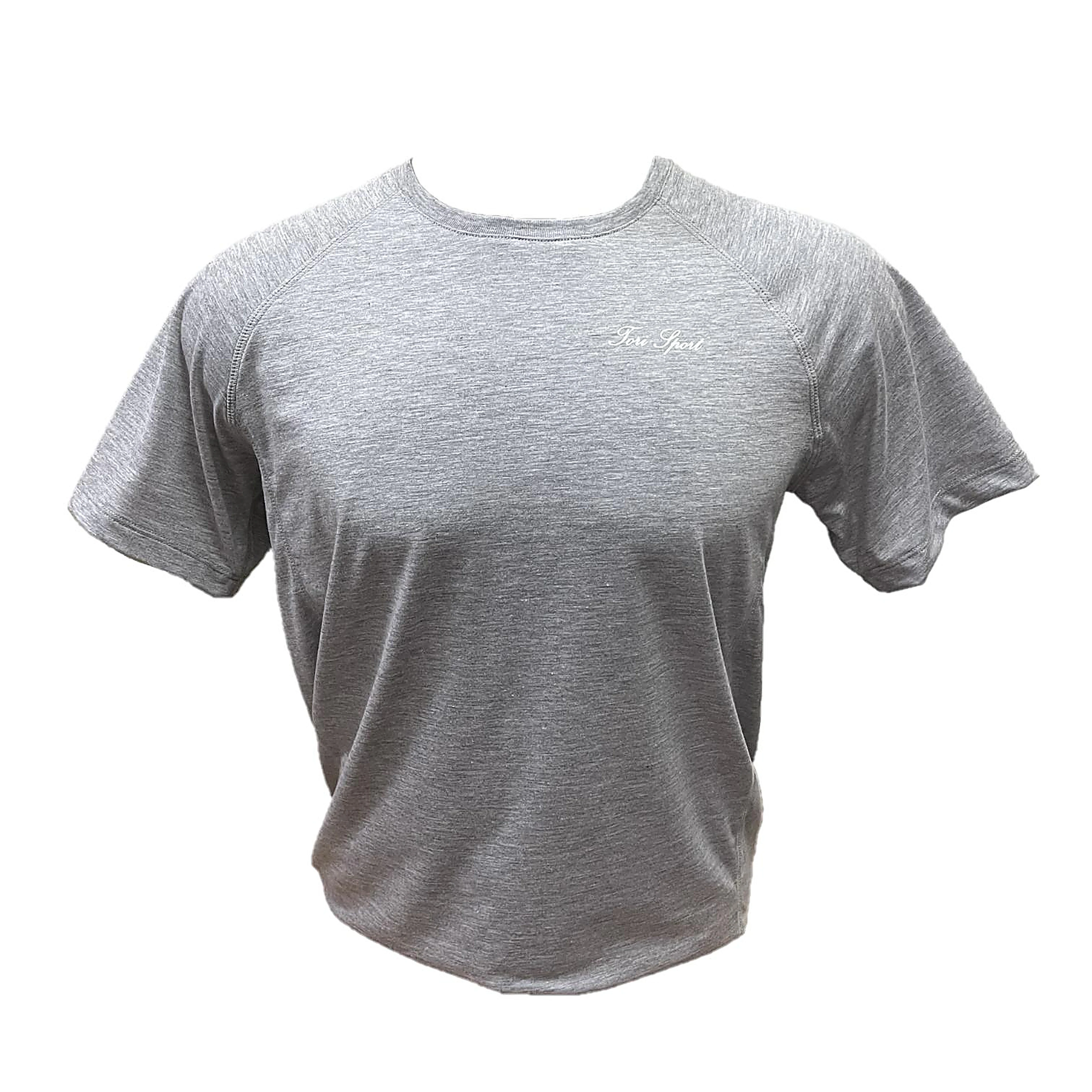 Men’s Round-neck Sport Tee — Grey